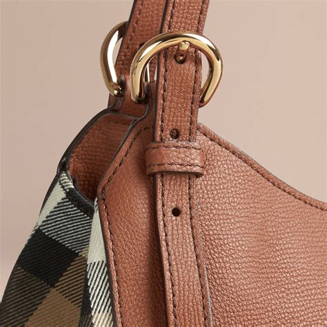 burberry small canter in leather and house check|Burberry Small Canter in Leather and House Check .